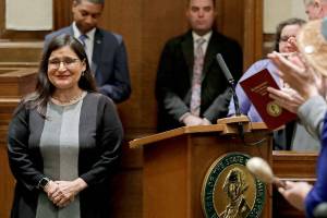 New chief justice, first Native American member sworn in