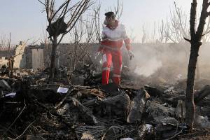 Iran says engine fire brought down Boeing 737, killing 176