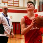 Jake Cleary, junior, during practice Thursday afternoon at Stanwood High School on January 9, 2020. (Kevin Clark / The Herald)