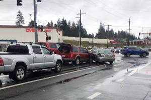 Carjacker pours coffee on woman, hits 5 cars in wild chase