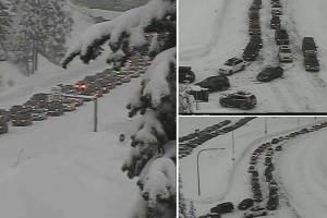 Highway 2 closed to eastbound traffic