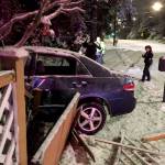 A man was arrested for investigation of DUI on Tuesday morning after a single-car collision on 76th Avenue W. in Lynnwood. (Lynnwood Police Department)
