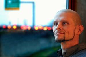 Tyler Wheaton, 41, spent about a month in the Everett Gospel Missions accute respite care recovery center. Now staying at the mission and part of its Passport program, he hopes to leave behind homelessness and other struggles. (Dan Bates / The Herald)