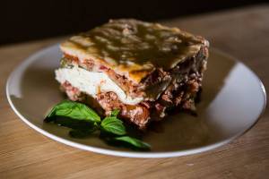 This tricolor lasagna was passed down by an Italian grandmother