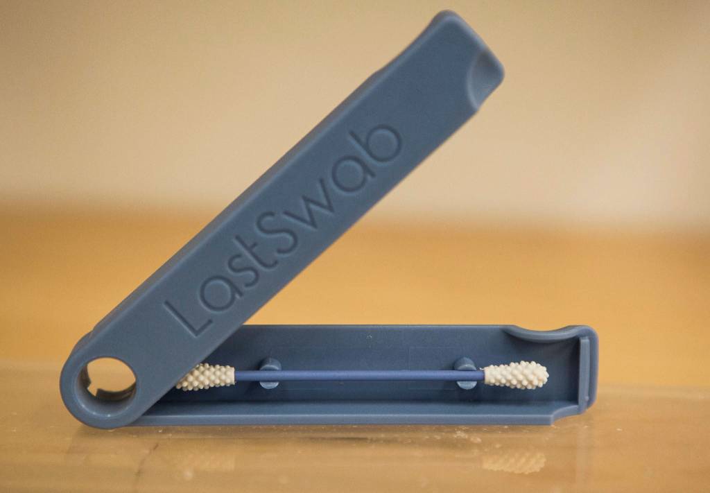 The Recology store sells LastSwab, a reusable substitute for disposable cotton swabs. (Olivia Vanni / The Herald)