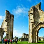 The evocative ruins of Glastonbury Abbey, in southwest England, mark one of the holiest spots in Great Britain. (Rick Steves Europe)