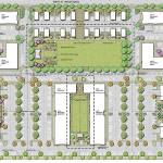 Aerial illustration of 51st Ave Urban Village.