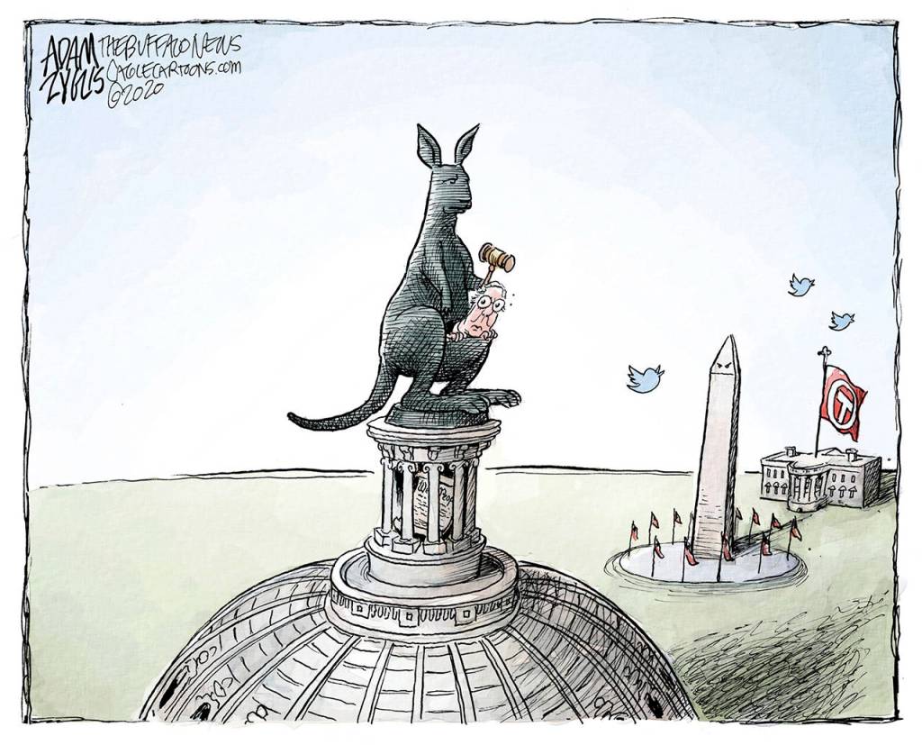 Editorial cartoons for Groundhog Day, Sunday, Feb. 2