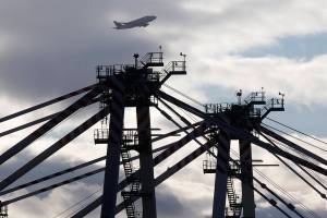 Keep Everett port cranes as-is, or pay for blue paint, lights?