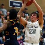 The Glacier Peak boys basketball team rallied from a 15-point third-quarter deficit to beat Mariner in a Wesco 4A showdown Monday, Jan. 27. (Kevin Clark / The Herald)