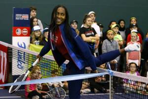 Gallery: Coco Gauff at Kids Day tennis event in Everett