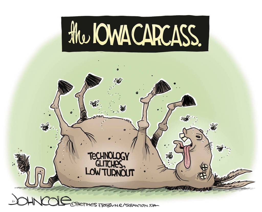 Editorial cartoons for Thursday, Feb. 6