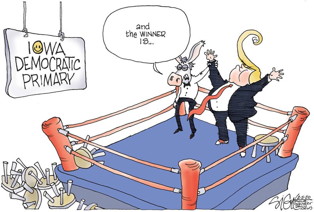 Editorial cartoons for Thursday, Feb. 6