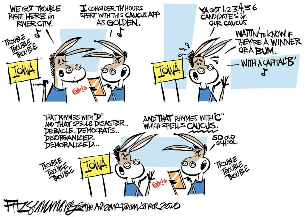 Editorial cartoons for Saturday, Feb. 8