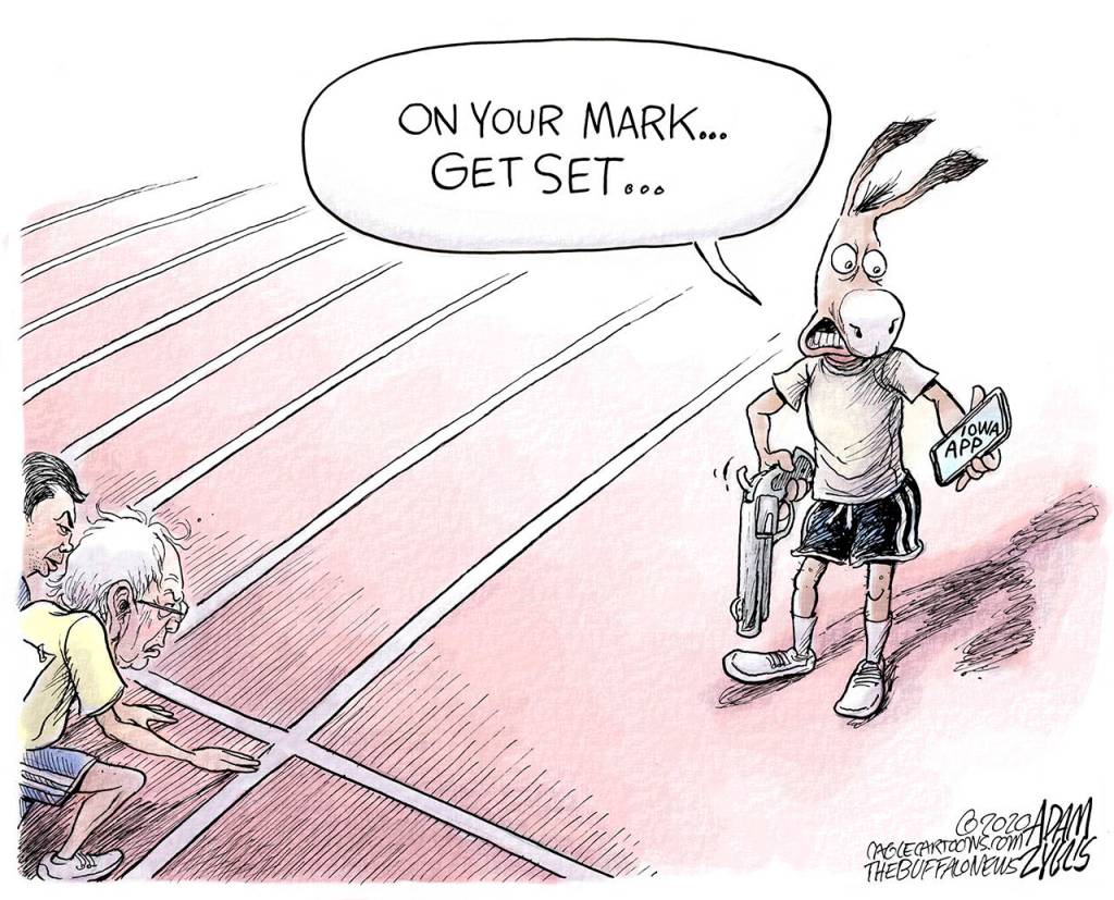 Editorial cartoons for Saturday, Feb. 8