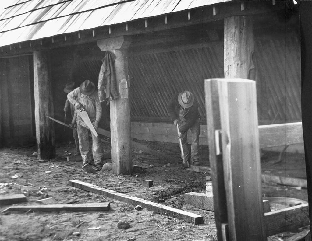 In the wake of the Great Depression, federal money flowed into Washington to pay for public projects designed to put the able-bodied to work. (Everett Public Library)