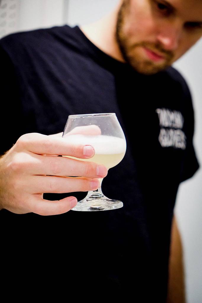 Corey Haugen, 32, said his philosophy for good hard cider is balance. I dont want any one part of the cider overwhelm the other, he says. (Mercenary Ventures)