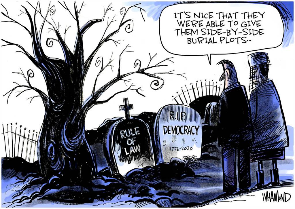 Editorial cartoons for Sunday, Feb. 16