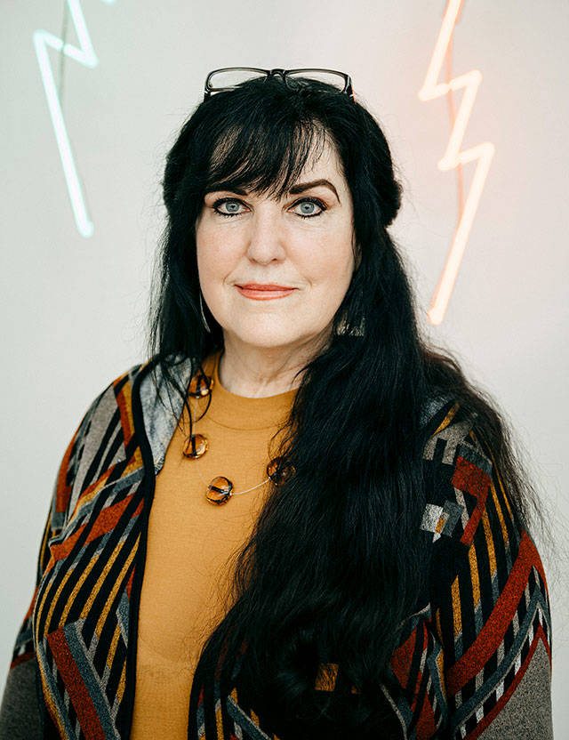 Carie Collver received the Legacy of Honor award after nearly 30 years as gallery director of the Schack Art Center, formerly known as the Arts Council of Snohomish County. (Jake Campbell)