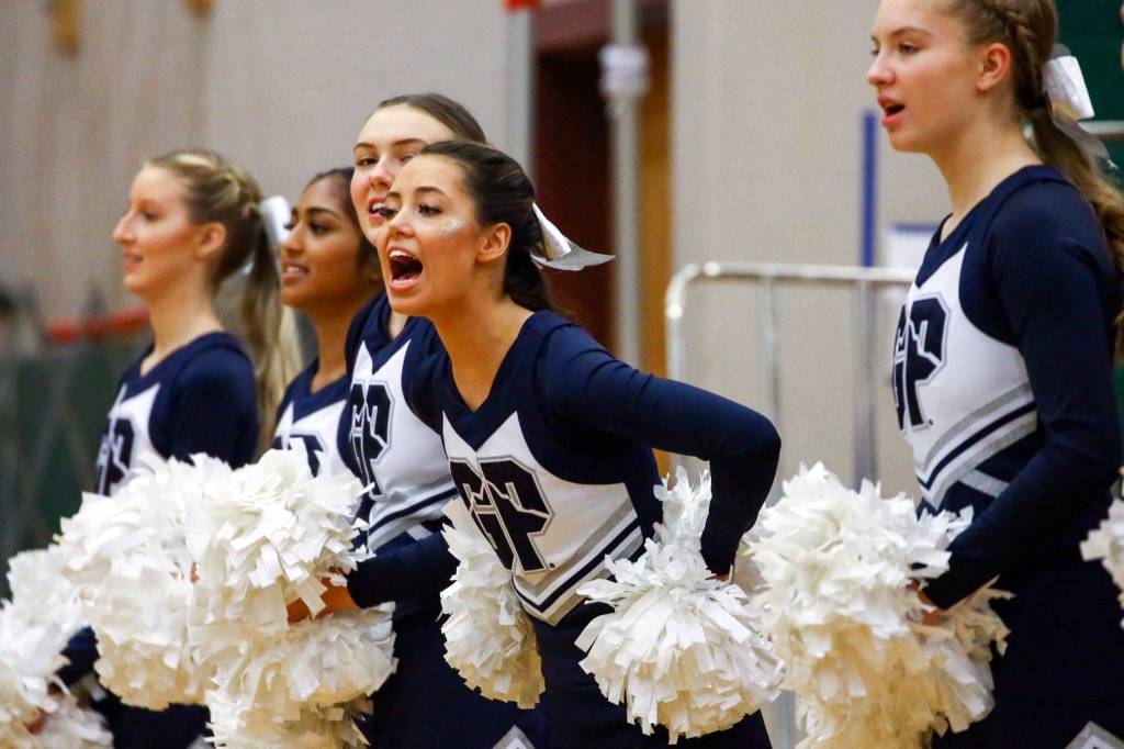 Glacier Peak defeated Inglemoor, 63-45, in a Wes-King Bi-District Tournament game Tuesday evening at Jackson High School in Mill Creek. (Kevin Clark / The Herald)