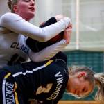 Glacier Peak defeated Inglemoor, 63-45, in a Wes-King Bi-District Tournament game Tuesday evening at Jackson High School in Mill Creek. (Kevin Clark / The Herald)