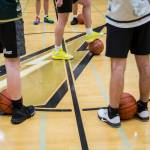 Players prepare for the start of practice on Wednesday, Feb. 26, 2020 in Marysville, Wash. (Olivia Vanni / The Herald)