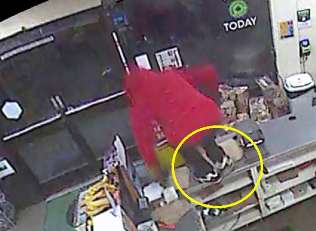 New photos show the suspect in a shooting Feb. 21 at an Edmonds 7-Eleven. (Edmonds Police Department)