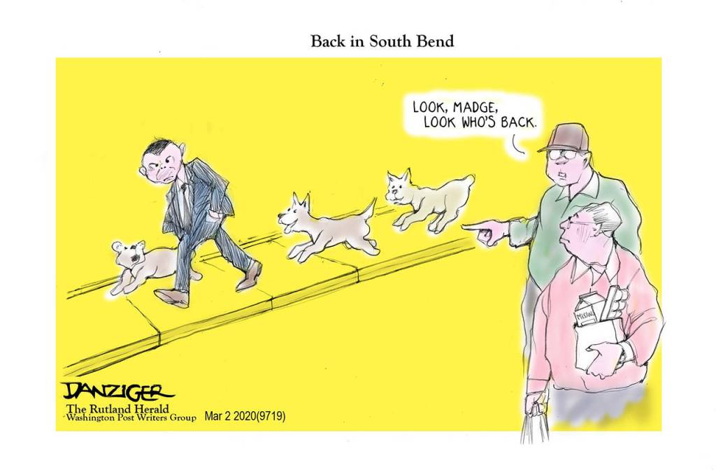 Editorial cartoons for Tuesday, March 3
