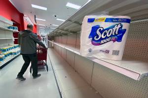 Coronavirus sparks rush on toilet paper — and condoms?