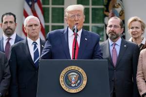 Trump declares virus emergency; Pelosi announces aid deal