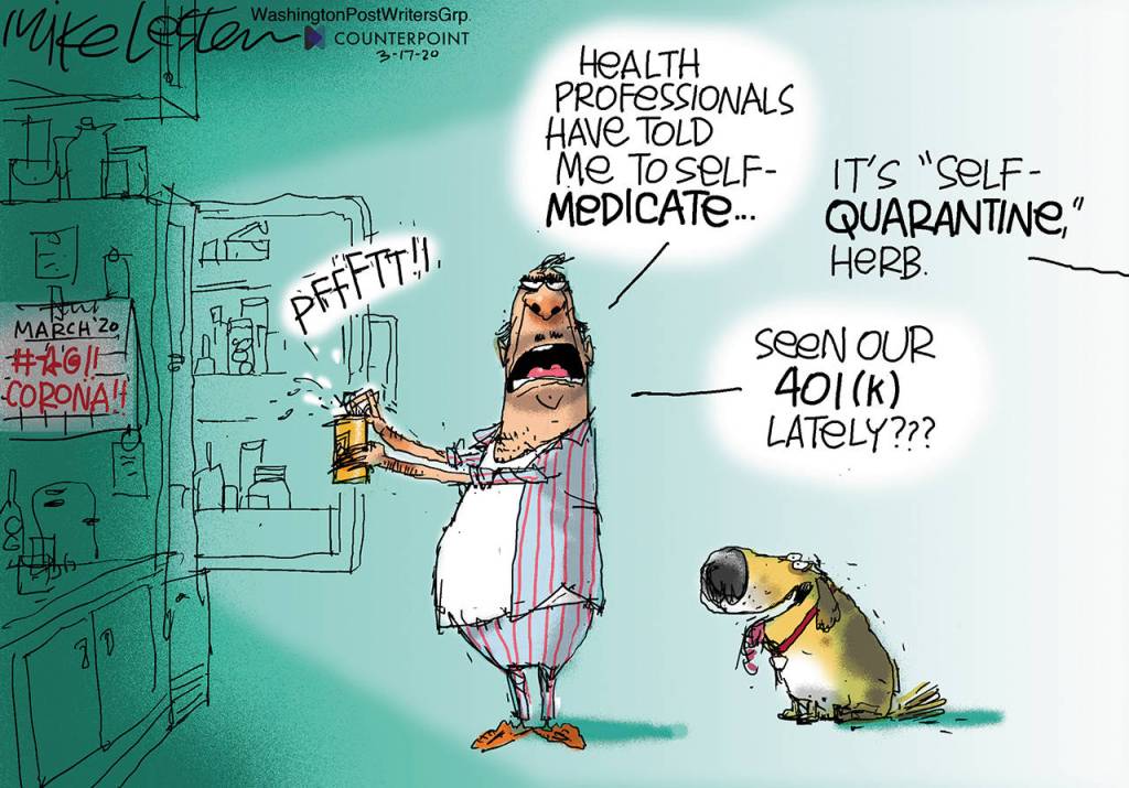 Editorial cartoons for Friday, March 20