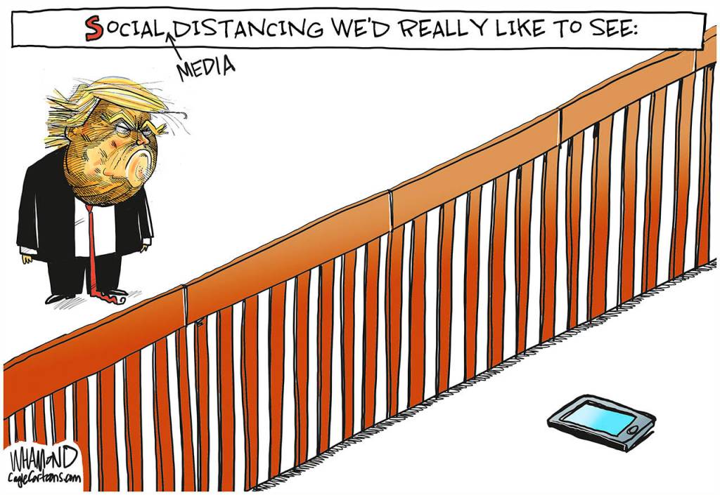 Editorial cartoons for Friday, March 20