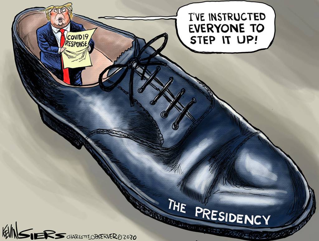 Editorial cartoons for Friday, March 20