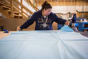 Snohomish County manufacturers sew 27,000 masks for nurses