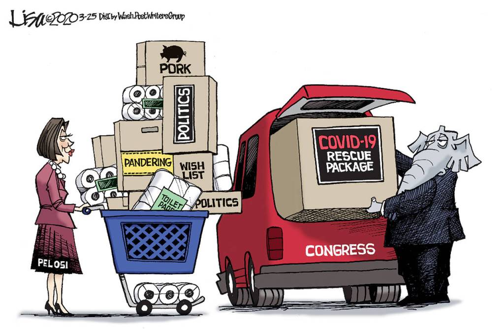 Editorial cartoons for Thursday, March 26