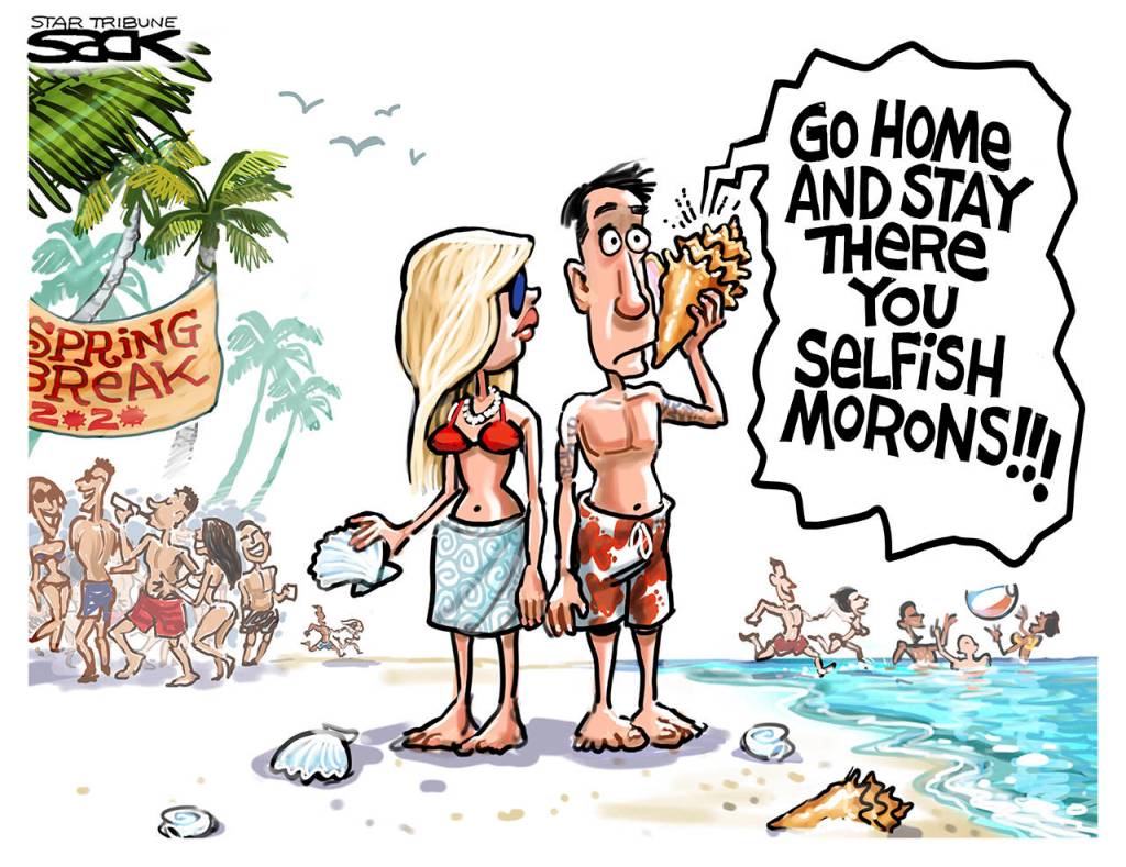 Editorial cartoons for Thursday, March 26