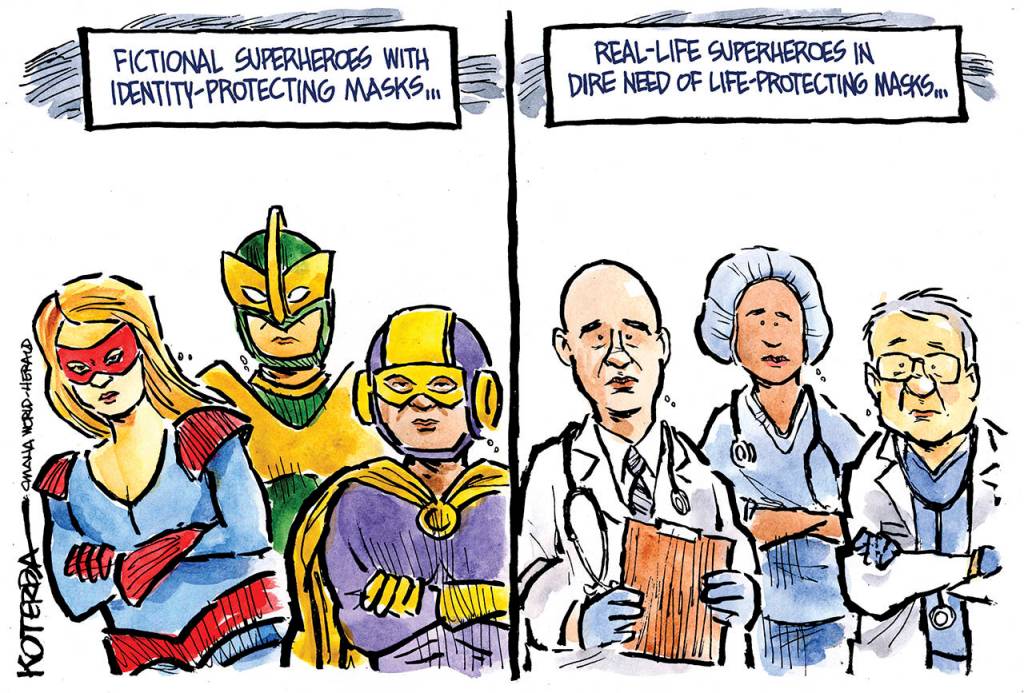 Editorial cartoons for Thursday, March 26