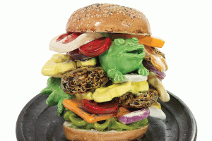 Pottery sandwich looks good enough to eat — except for the frog