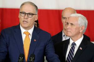 Trump says he’s asked Pence to stop calling Gov. Jay Inslee