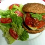 Spice up dinner with this pizza-flavored chicken burger