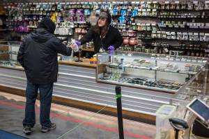 What’s essential? Cannabis, and sales are brisk in Washington