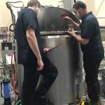 Innovative Salon Products, a Monroe company that makes salon-only hair care products, is now making hand cleaner. (David Hanen/Innovative Salon Products)