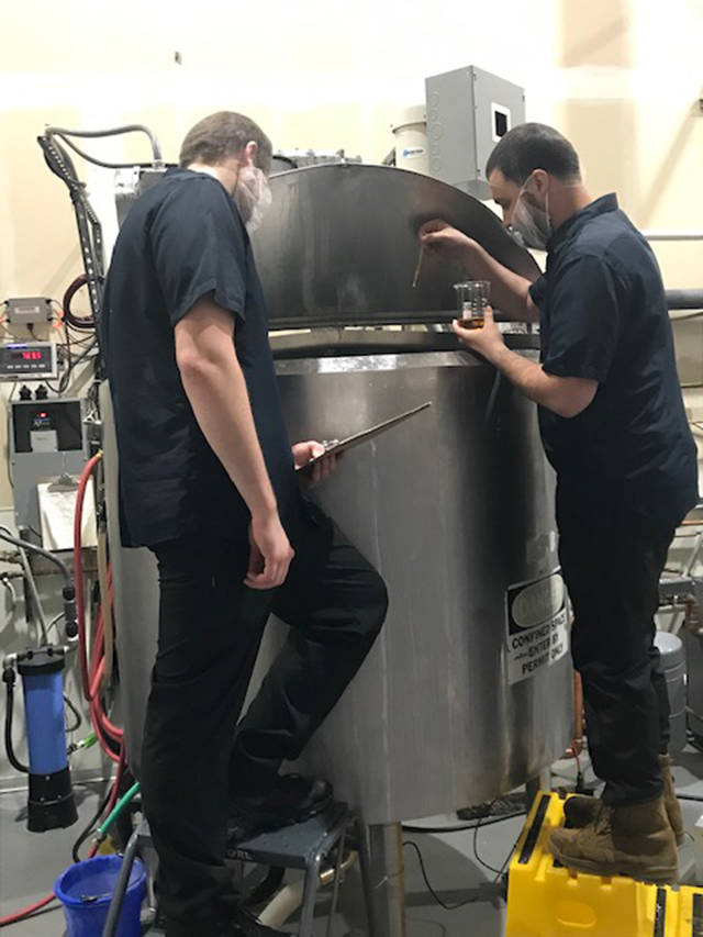 Innovative Salon Products, a Monroe company that makes salon-only hair care products, is now making hand cleaner. (David Hanen/Innovative Salon Products)