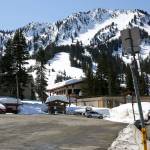The ski slopes at Stevens Pass are empty because of the COVID-19 quarantine order. (Kevin Clark / The Herald)