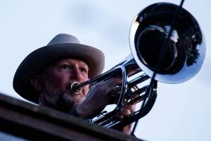 He’s playing Taps, nightly, for ‘however long I stay at home’