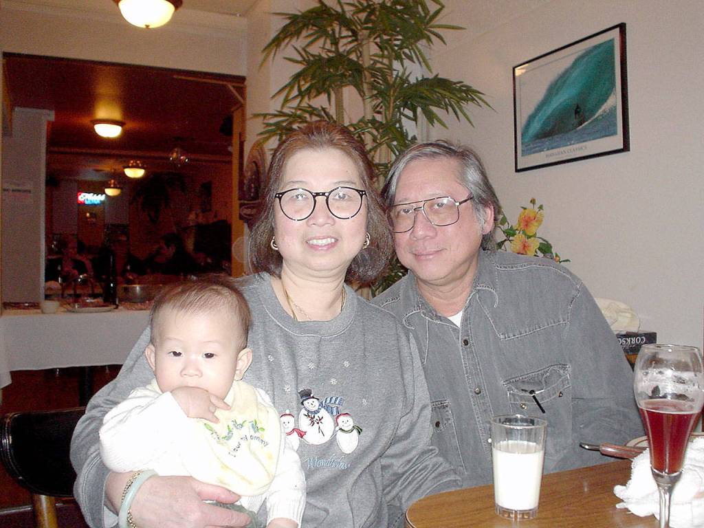 Liz and Bob Mar with their grandson Roman. (Family photo)