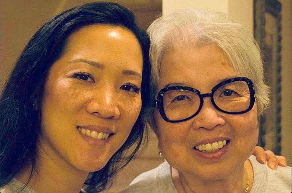 Liz Mar (right) and her daughter, Angie Okomoto. (Family photo)