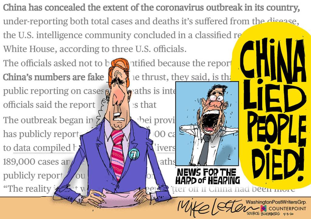 Editorial cartoons for Sunday, April 5