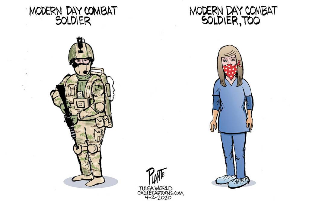 Editorial cartoons for Sunday, April 5