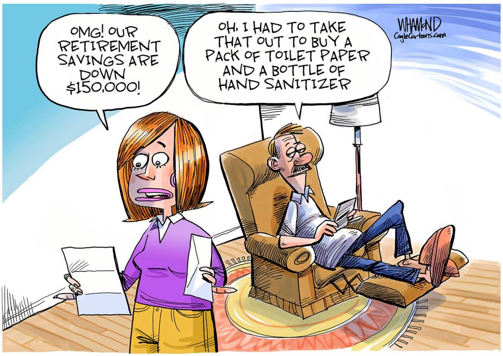 Editorial cartoons for Tuesday, April 7